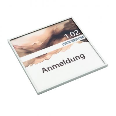 Tuerschild Tenuis 120 mm  Aluminium Acryl
